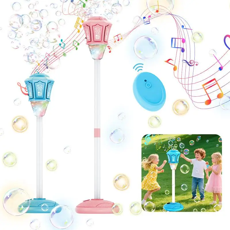 街灯バブルマシン ライトと音楽付き 全自動バブル吹き出し 屋 - Kids Outdoor Set のレビューと価格