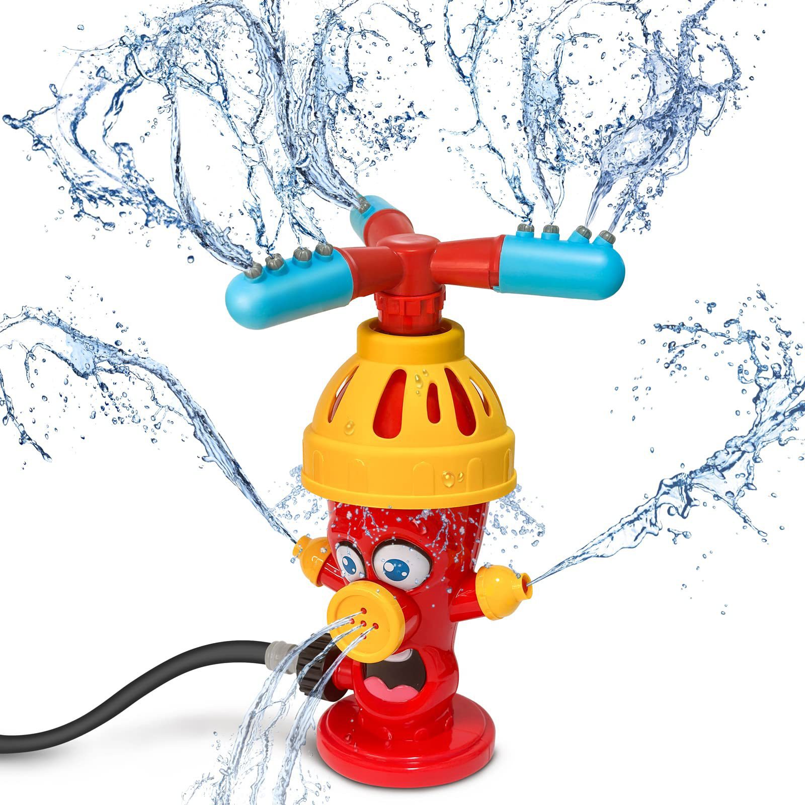 水スプレーおもちゃ消火栓スプリンクラー屋外裏庭庭水おもちゃ夏 - Kids Outdoor Yard Tools のレビューと価格