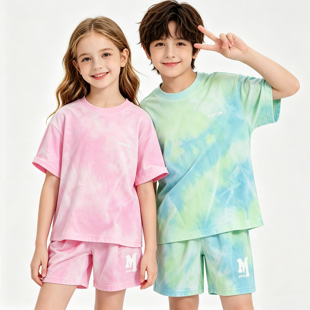 5-14 歳の子供スポーツセット綿男の子夏セット女の子ルーズ - Kids Outdoor Wear のレビューと価格
