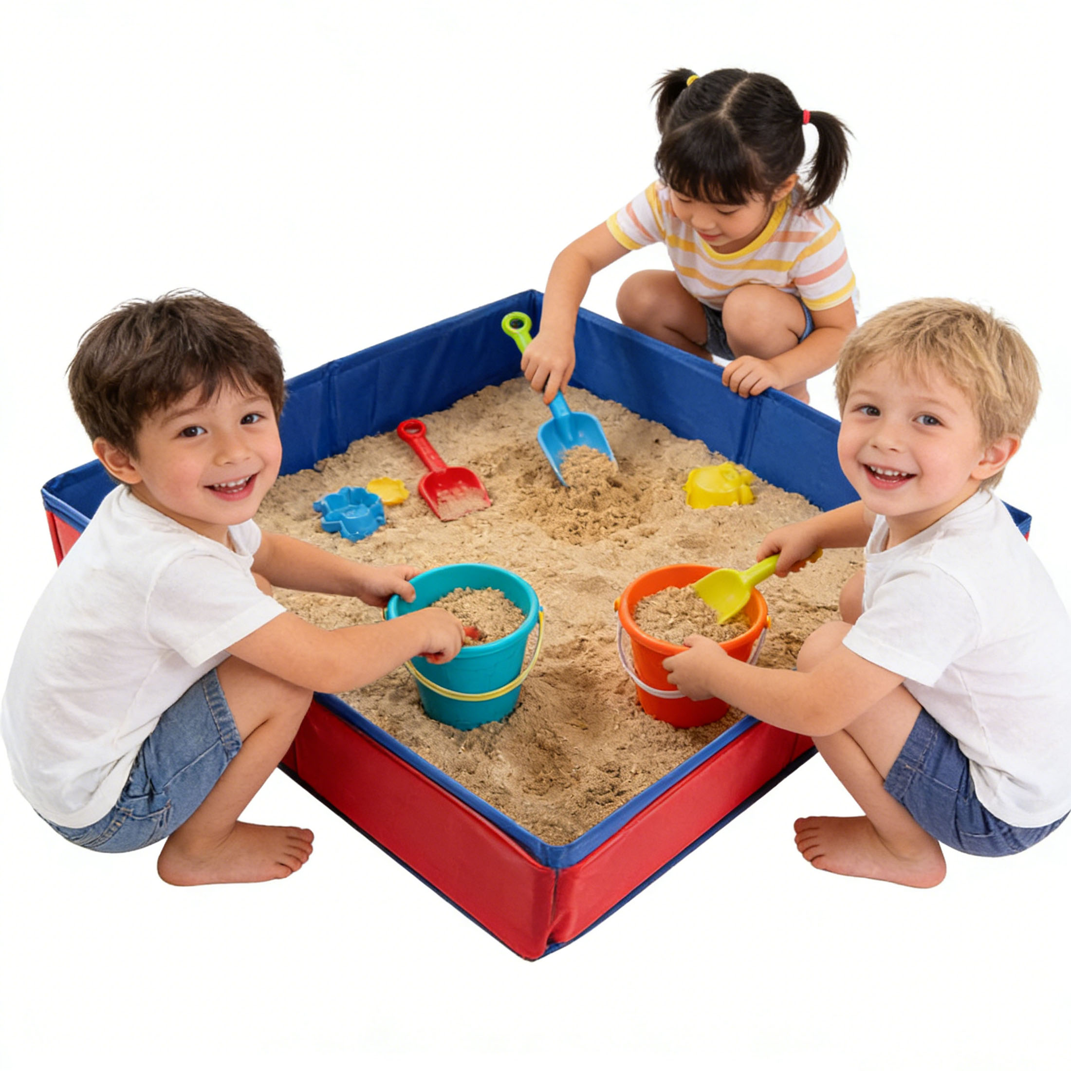 子供用砂場テーブル 男の子 女の子 夏 ビーチ 砂場遊び 砂 - Kids Outdoor Sensory Table のレビューと価格
