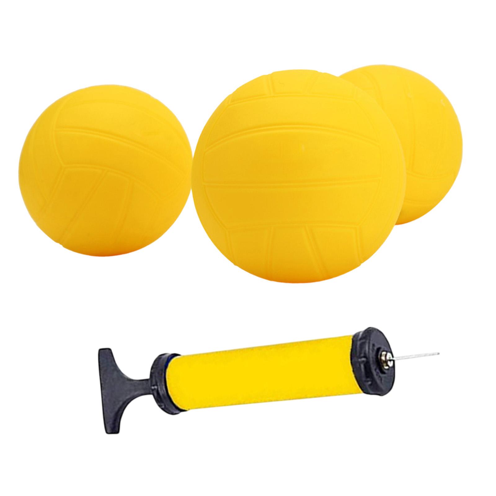 インフレータブルミニバレーボール 黄色 PVC ソフトスパイ - Kids Outdoor Volleyball Net のレビューと価格
