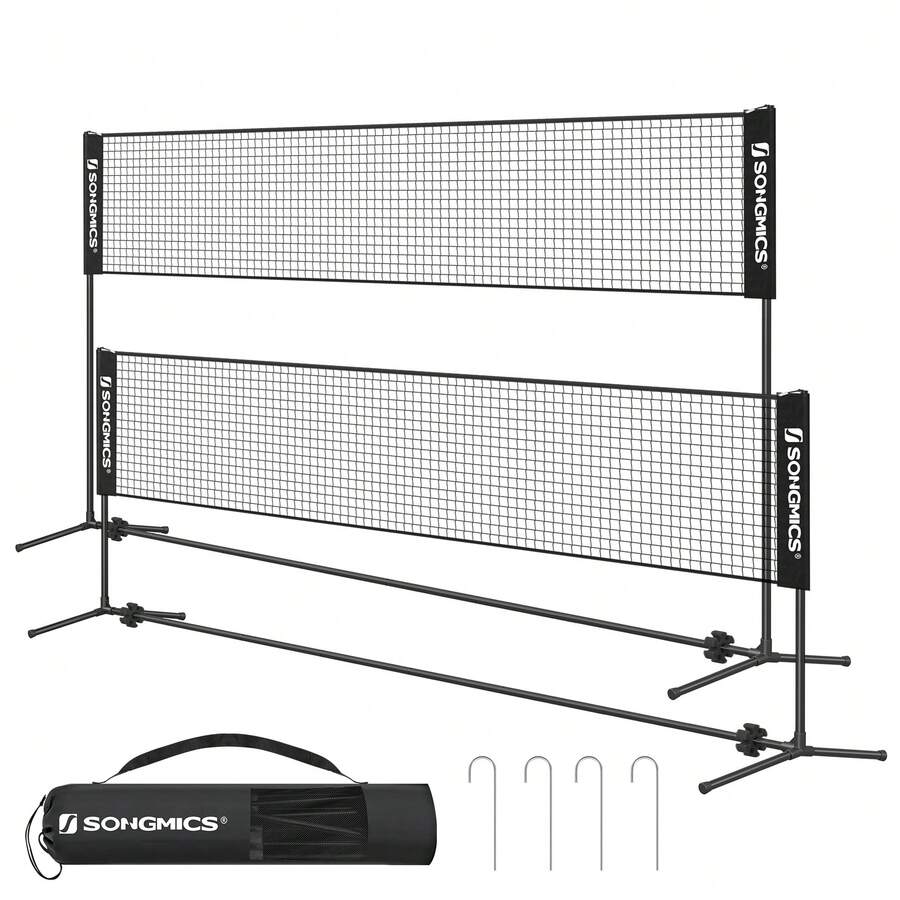 バドミントンネット、高さ調節可能なバレーボールネット、ジュニ - Kids Outdoor Volleyball Net のレビューと価格