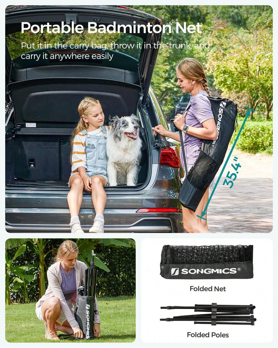 バドミントンネット、高さ調節可能なバレーボールネット、ジュニ - Kids Outdoor Volleyball Net のレビューと価格