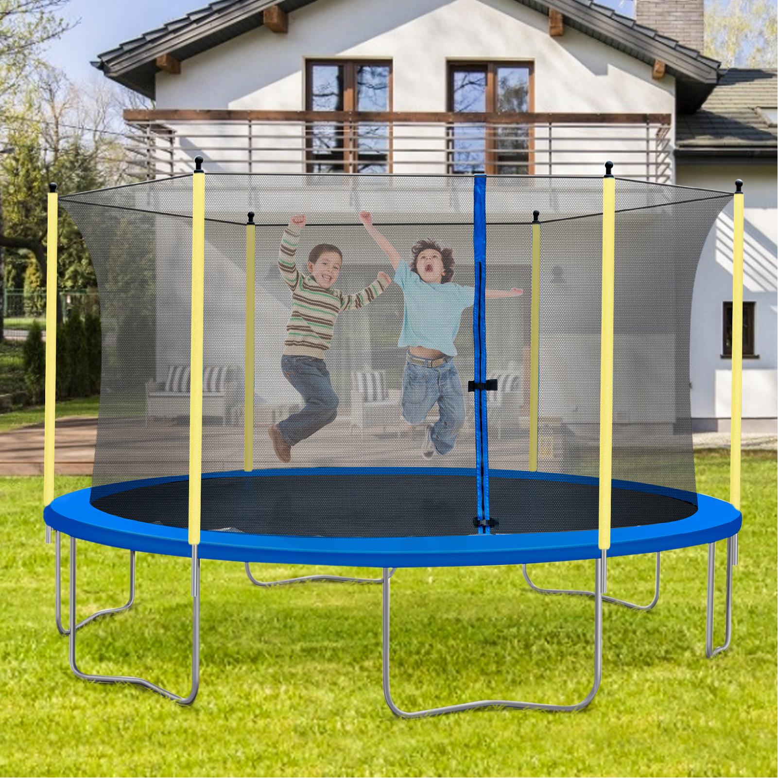 トランポリンバースポンジカバー 12 個フォームプロテクター - Kids Outdoor Trampoline のレビューと価格