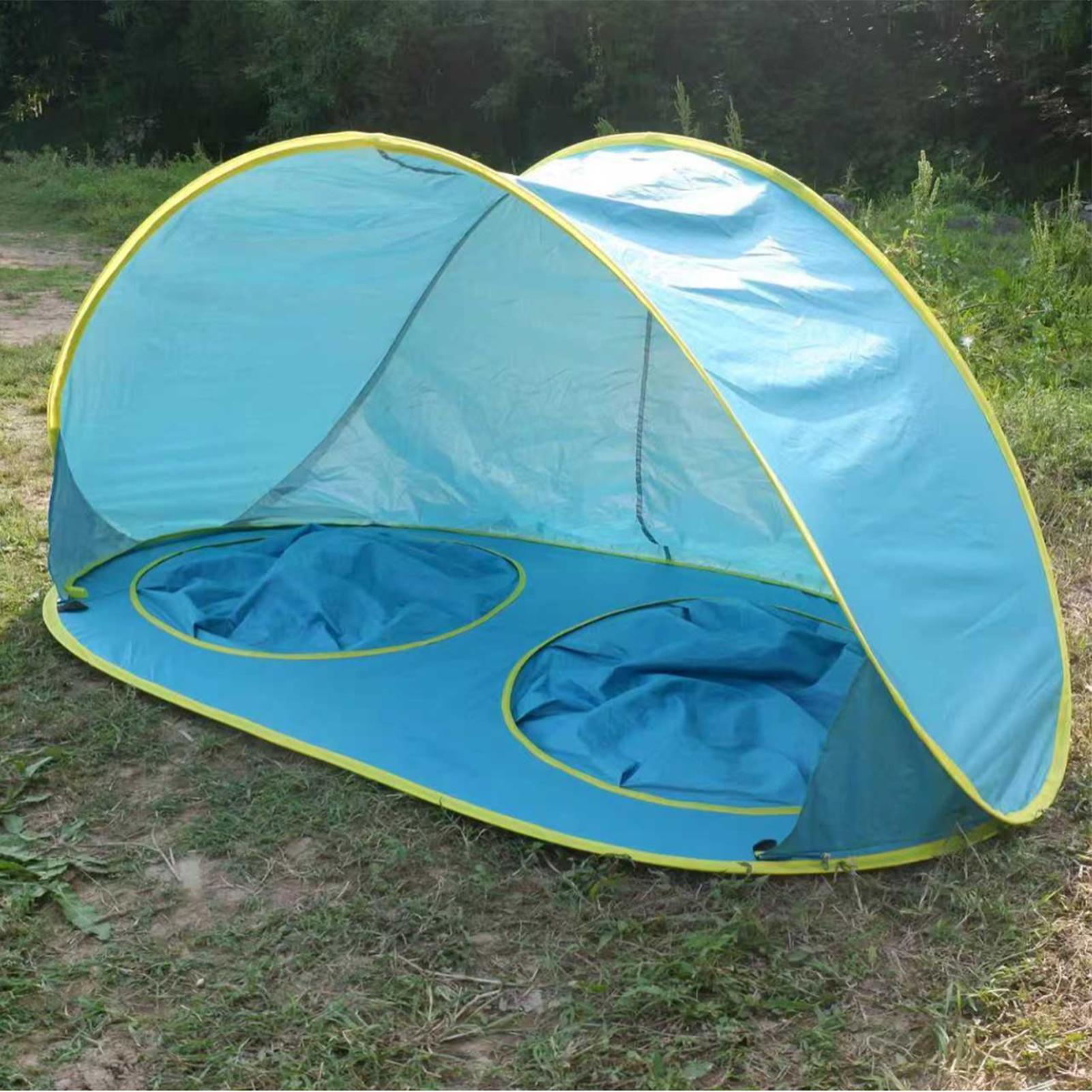 子供用ポップアップテント ポータブルサンシェルター プール付 - Kids Outdoor Daybed のレビューと価格
