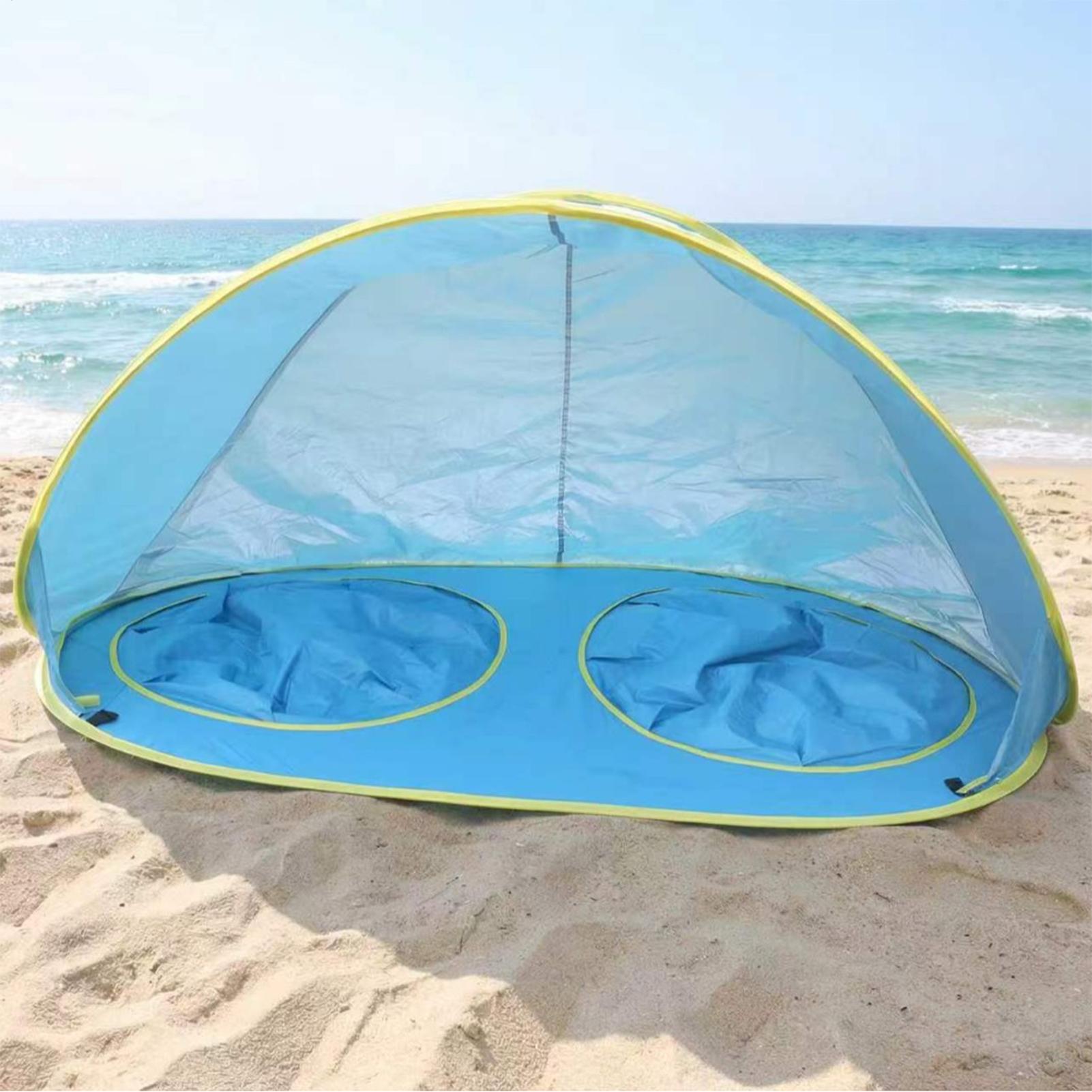 子供用ポップアップテント ポータブルサンシェルター プール付 - Kids Outdoor Daybed のレビューと価格