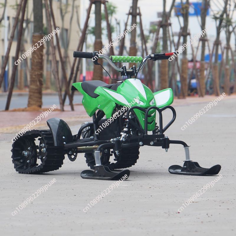 子供用電動スノーモービル、履帯式屋外電動クワッドスキースクー - Kids Outdoor Electric Quad のレビューと価格