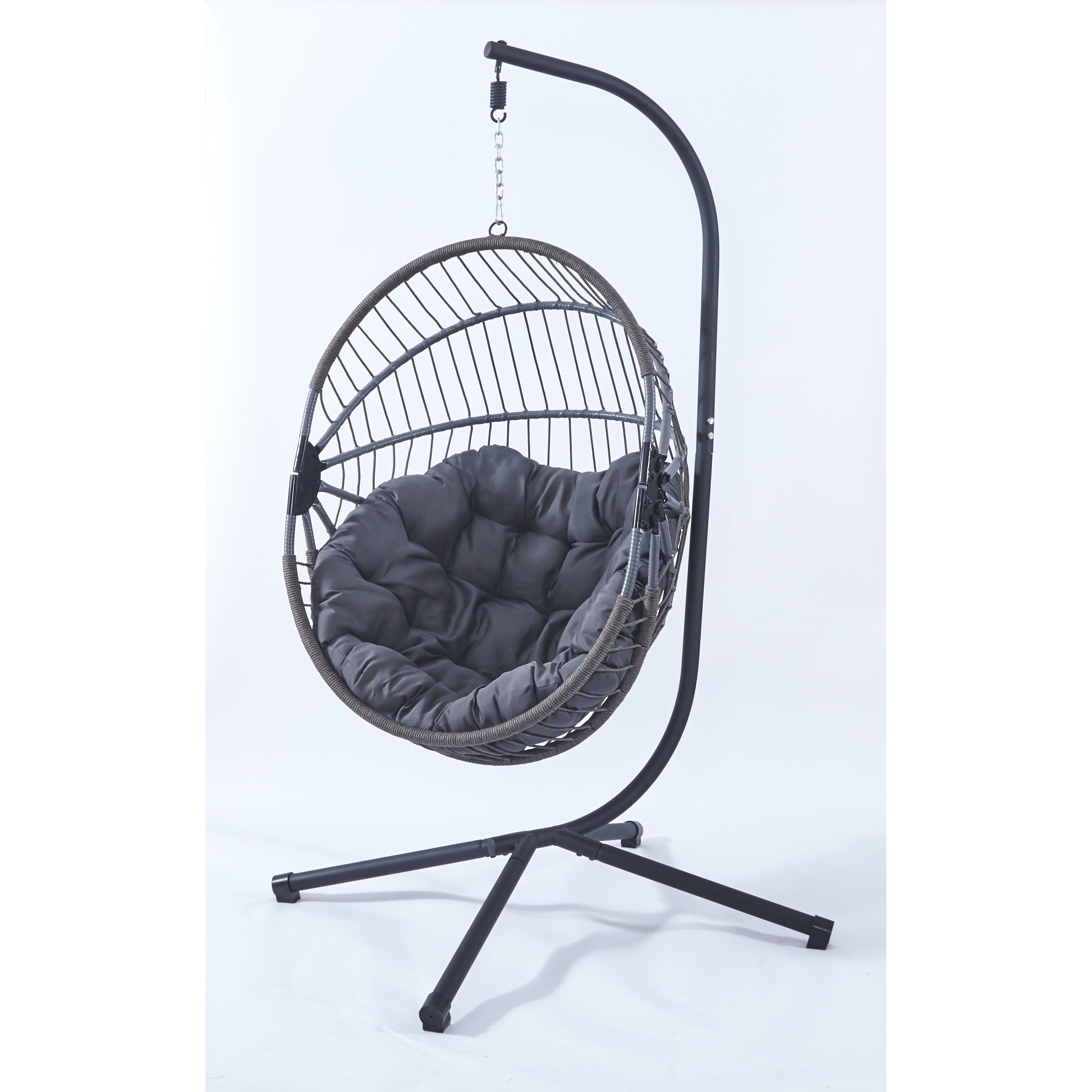 ラタン製屋外ガーデン用ダブルパティオ格安クッション付き子供用 - Kids Outdoor Egg Chair のレビューと価格