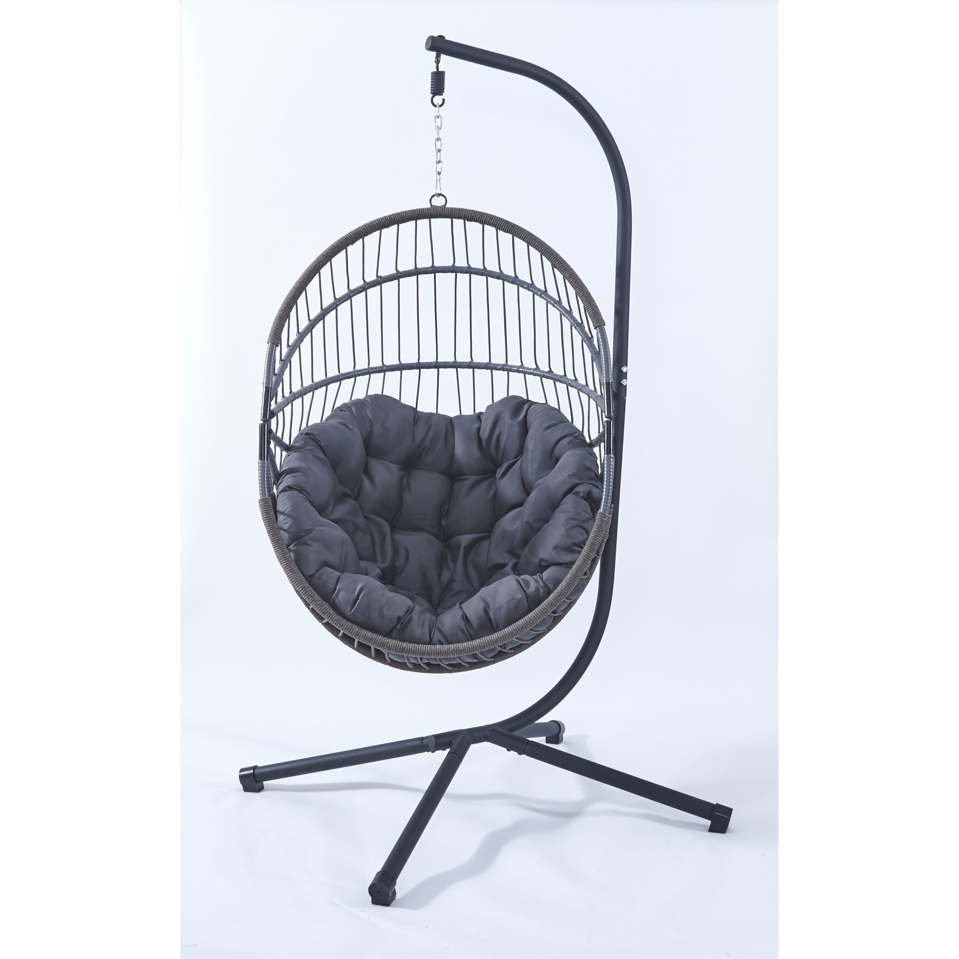 ラタン製屋外ガーデン用ダブルパティオ格安クッション付き子供用 - Kids Outdoor Egg Chair のレビューと価格