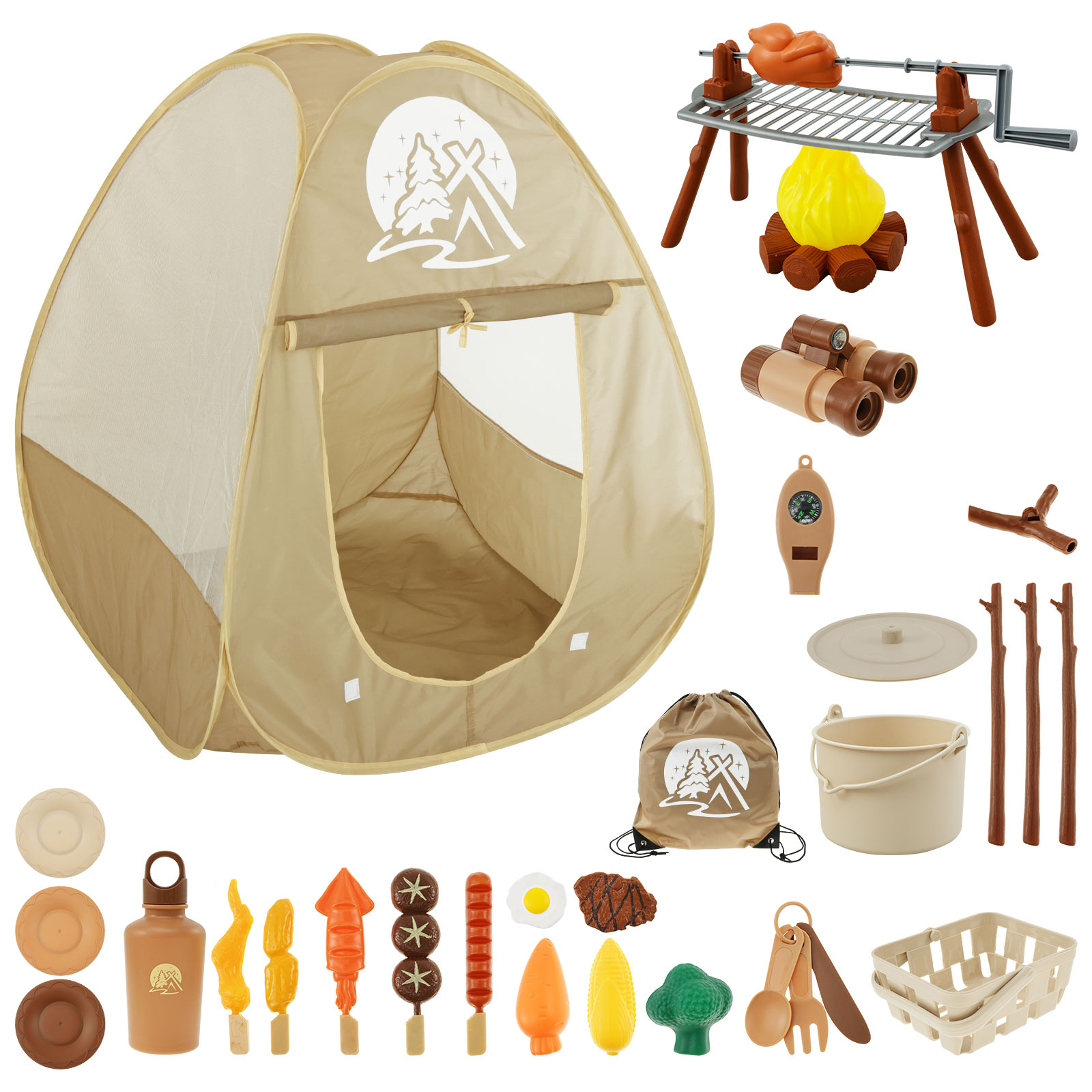 キッズキャンプおもちゃセットテントポップアップ子供プレイテン - Kids Outdoor Daybed のレビューと価格