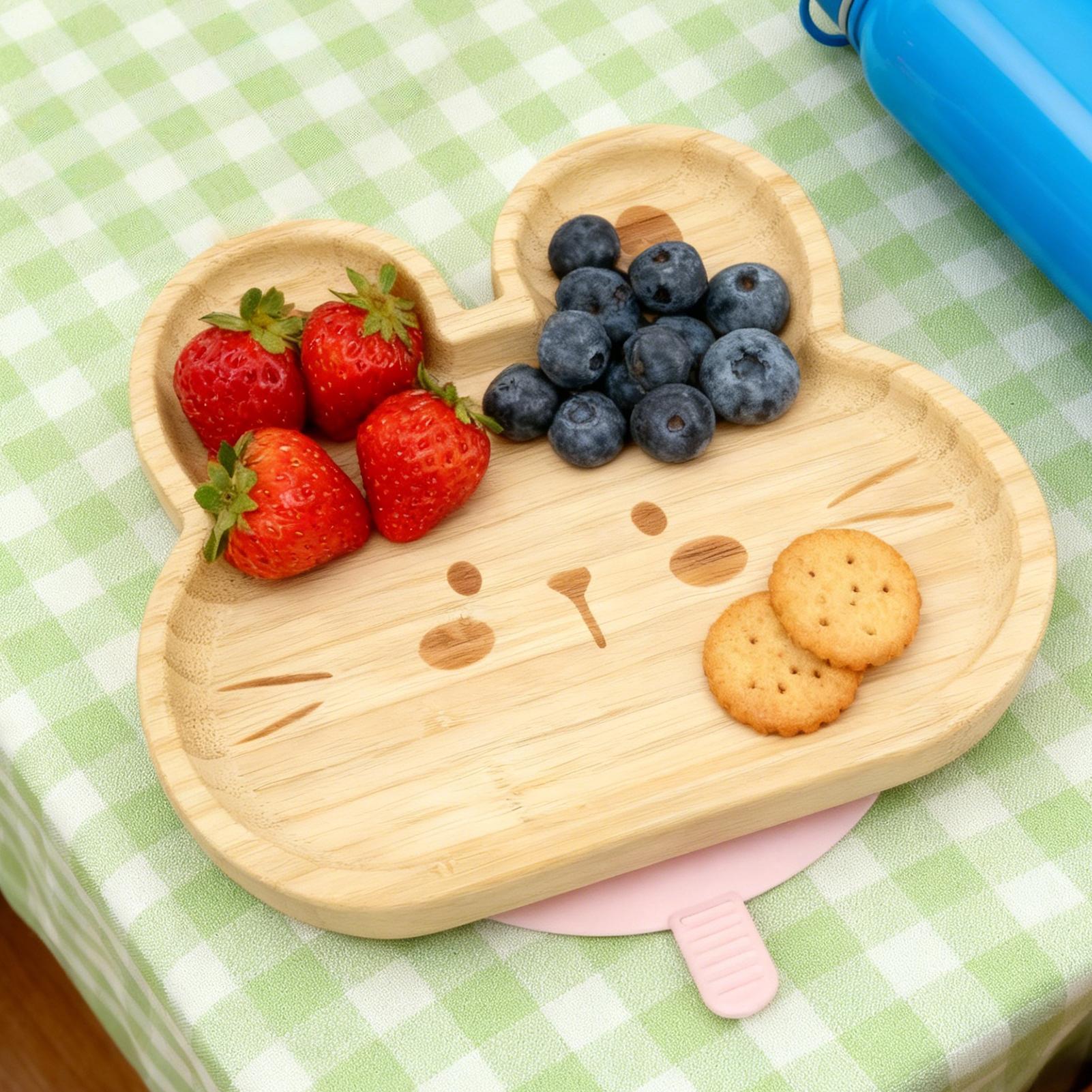 子供用ディナーセット漫画食器分割プレートとプレースマット子供 - Kids Outdoor Dining Set のレビューと価格