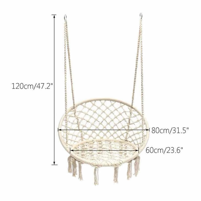 2025 北欧ガーデン手作りニットラウンドハンモック屋外屋内 - Kids Outdoor Hammock Chair のレビューと価格