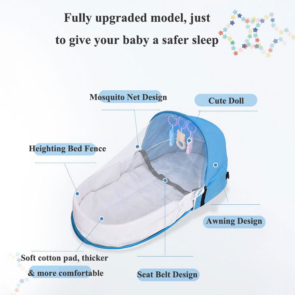 子供用の多機能ベビーベッド,蚊帳付きのポータブルベビーベッド - Kids Outdoor Daybed のレビューと価格